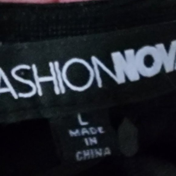 Size L: EUC Fashion Nova Heavy Halter Evening Dress - Picture 5 of 5